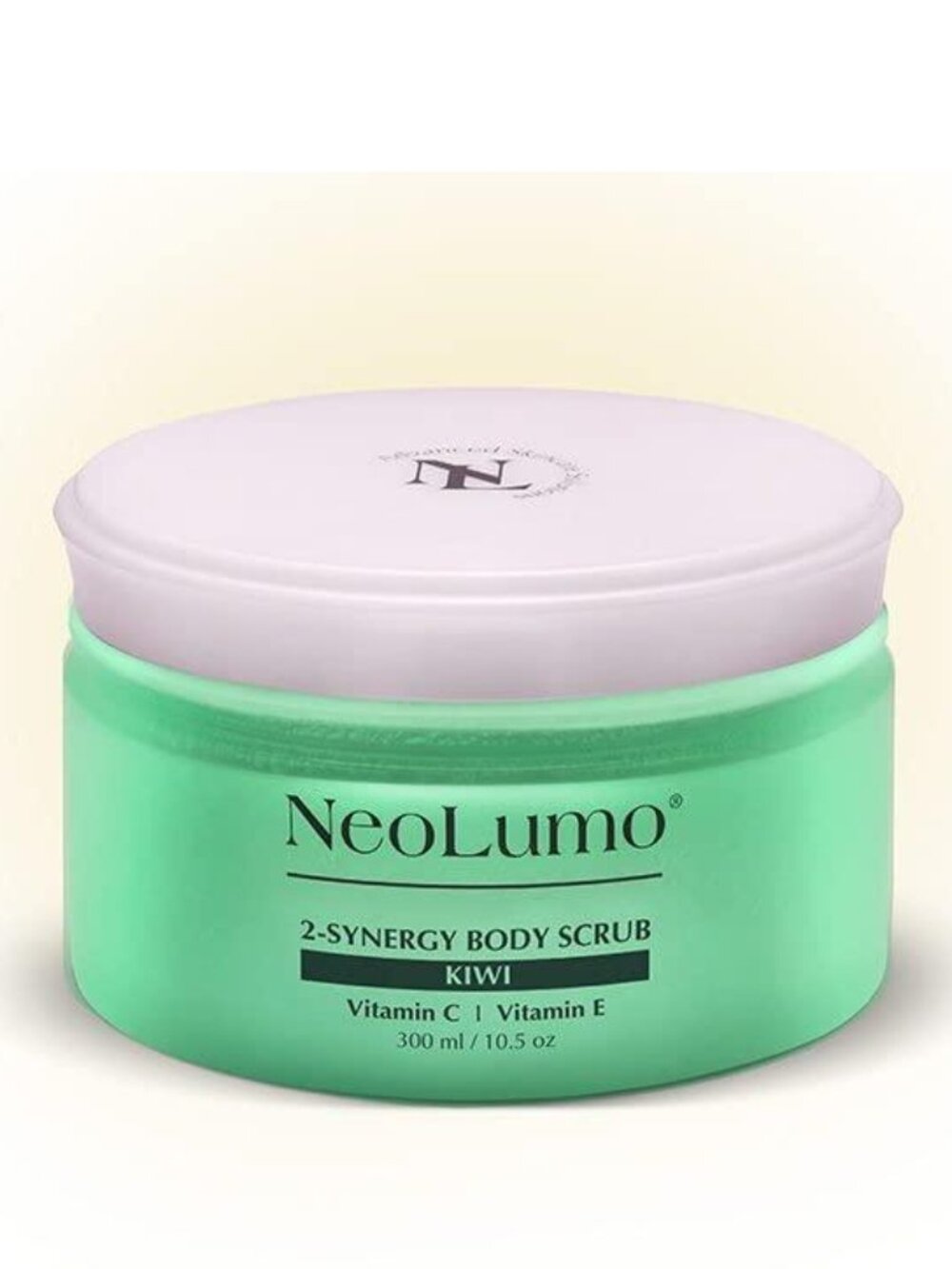 NEOLUMO 2-SYNERGY BODY SCRUB KIWI-VITAMIN C-VITAMIN E-10.5 oz/ 300 ml-NEW-SEALED